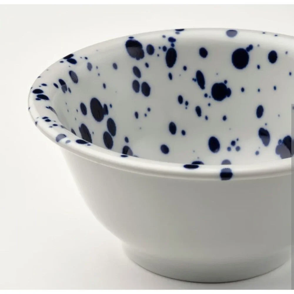 New Ikea Silversida Bowl Patterned/Blue 5 ½ 